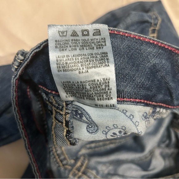 Wrangler Low Rise Bootcut Jeans 5/6 x 34 Blue Contrast Stitch Denim - Picture 11 of 16